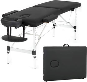 FDW aluminium massage table setup for quick readiness in sessions