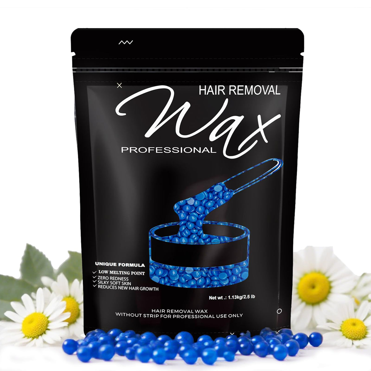 FEAMIRIA hard wax beads for coarse hair grip firmly for efficient at-home removal.