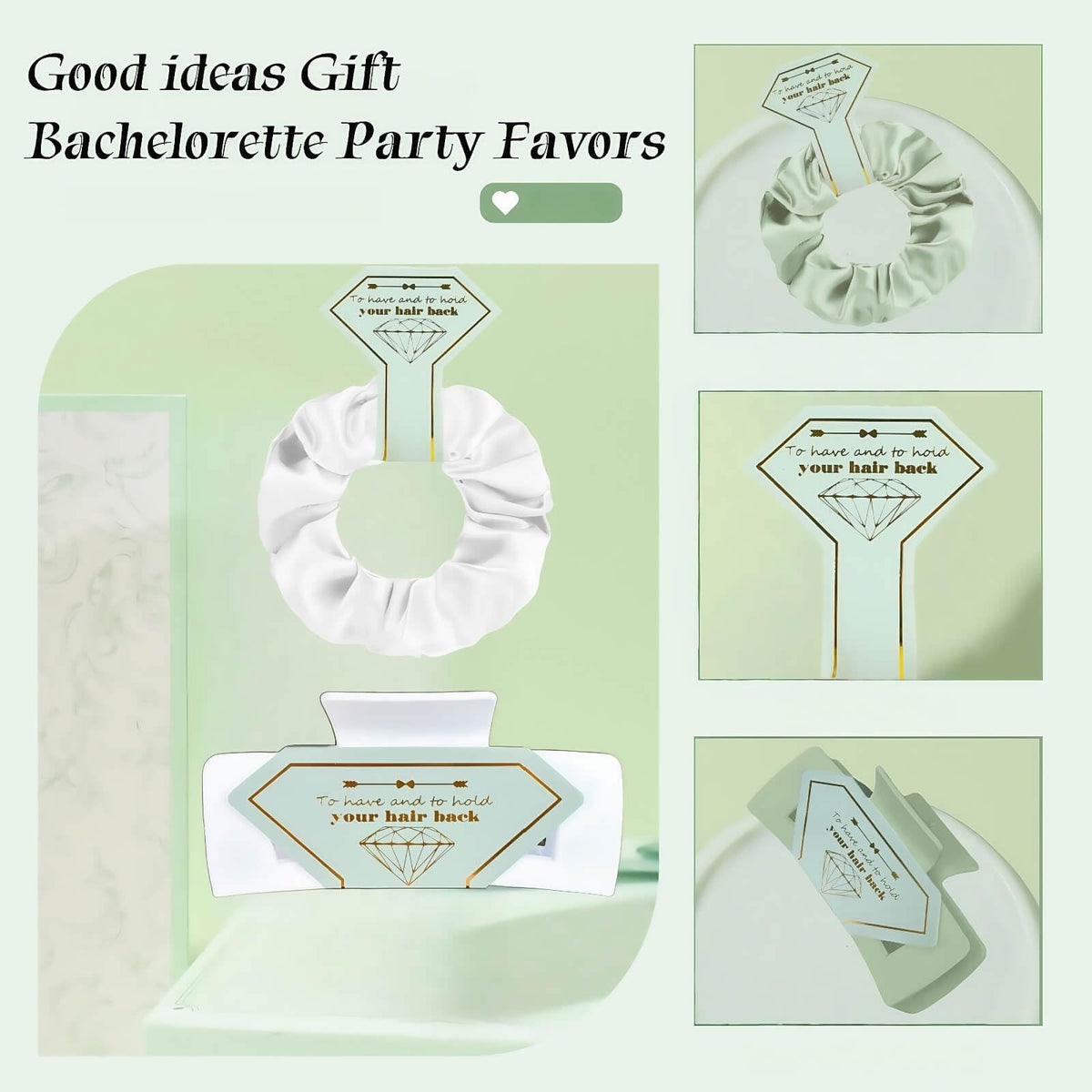 Featch packaging card decor enhances bridal party gift presentation