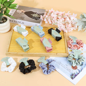 Featch wedding gift set displayed for bridesmaids at the event
