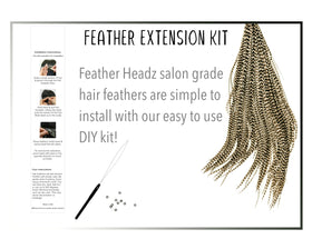 Feather Headz USA-made packaging highlights quality from a woman-owned brand