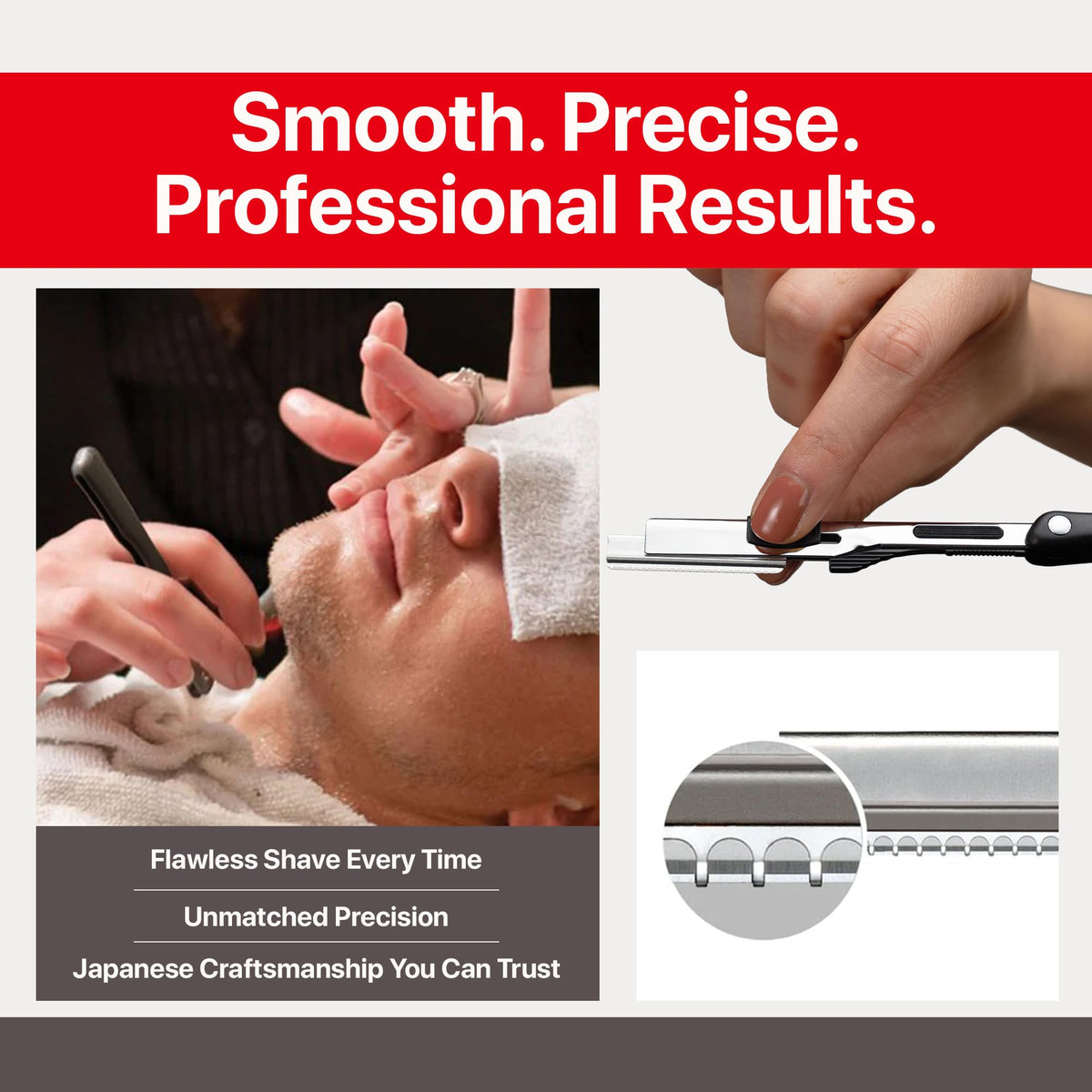 Feather Nape & Body Razor made in Japan for premium quality.