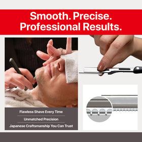 Feather Nape & Body Razor made in Japan for premium quality.
