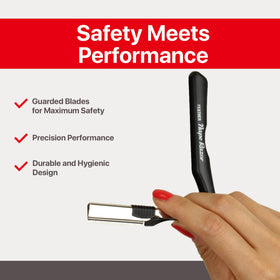 Feather Nape & Body Razor includes Nape Blade for immediate use.