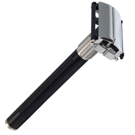 Feather Popular Double Edge Safety Razor handle with secure grip for precise shaving.