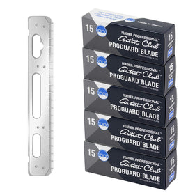 Feather ProGuard blades pack 15 box designed for precise shaving.