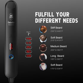 FEBOTE beard comb helps detangle and finish styling