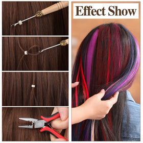 Fedmut metal hair clips ensure secure, removable finishes.