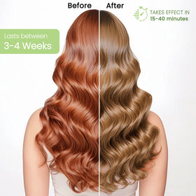 Fedulili hair dye shampoo packaging close-up highlighting salon-quality formula.
