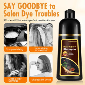 Fedulili herbal extracts blend on hair for softer, shinier strands