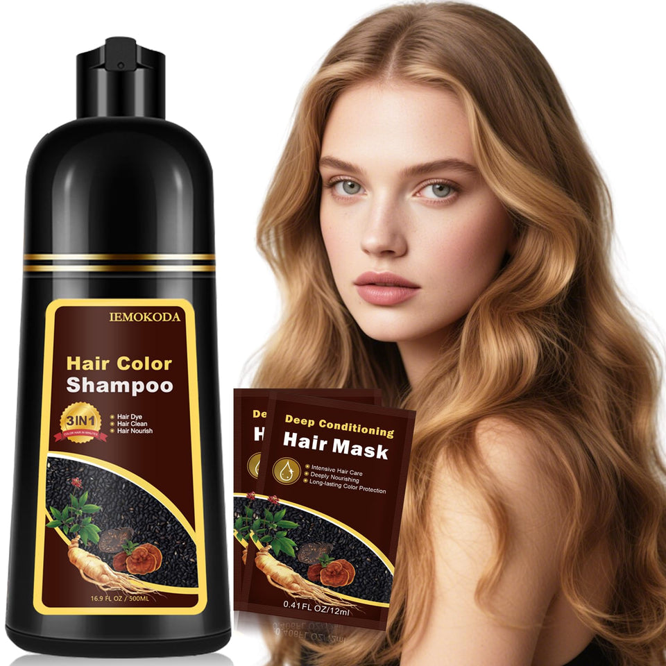Fedulili bottle shows the color-ready formula for quick gray hair coverage.