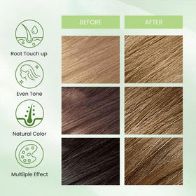 Fedulili root touch-up guide indicates easy maintenance between full color sessions.