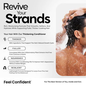 Feel Confident pumpkin seed oil blend bottle supports scalp nourishment.