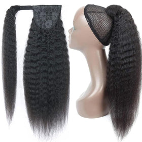 Feelgrace Remy ponytail with intact cuticles for a smooth, tangle-free finish.