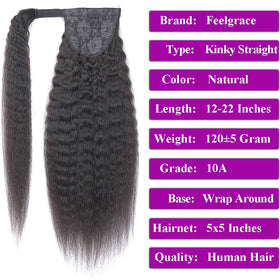 Feelgrace ponytail offers silky soft texture, full volume, and thick appearance.