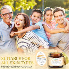 Self-care moment with FeeMeFee balm for daily routine.