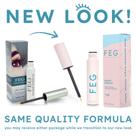 Close-up of FEG applicator for precise nightly lash application