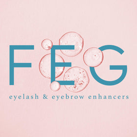 FEG natural ingredients graphic emphasizing a paraben-free formula.