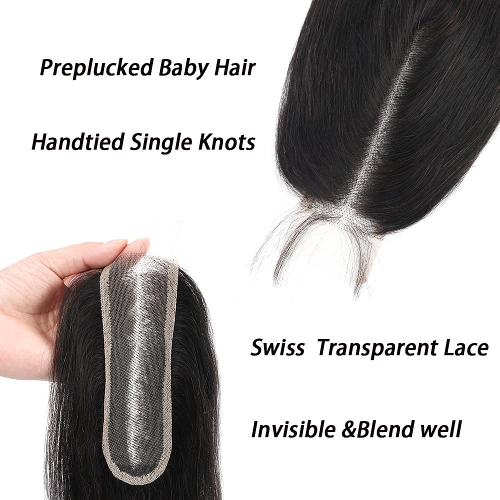 FEHOKA body wave texture on closure shows soft movement