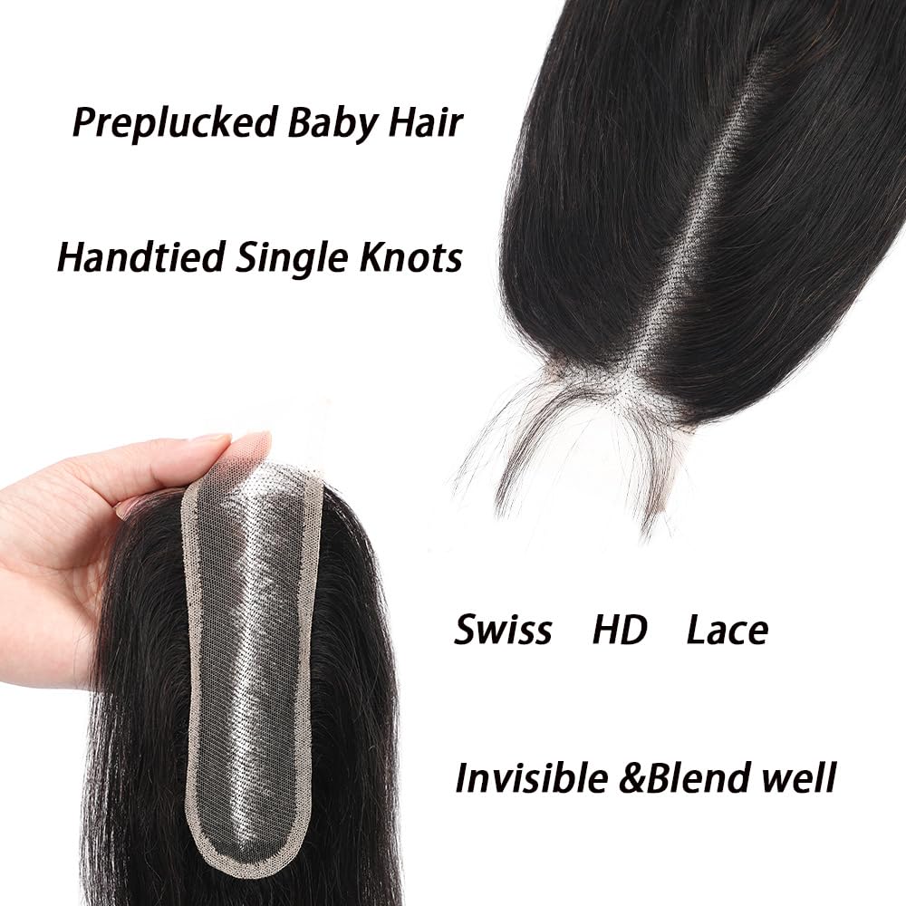 FEHOKA lace closure attachment demo for sew-in or glue-in options