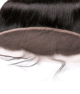 Feibin natural black color closure ready to dye for customization.