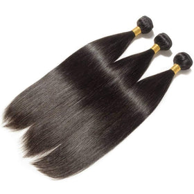Feibin straight bundles 16-inch weft detail highlights strong, tidy construction