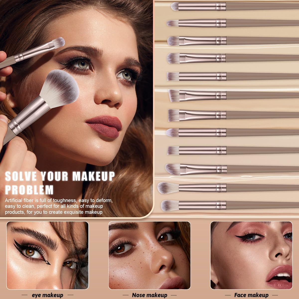 Feijie 54pcs soft powder puffs for comfortable, even finishing