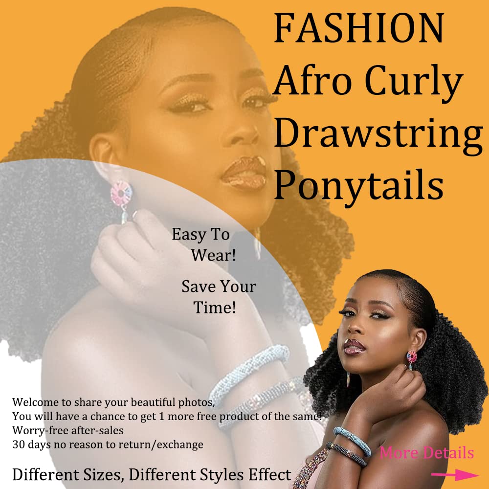 FEIPRO soft matte finish ponytail blends with natural black hair.