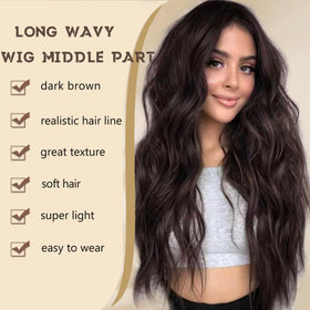 FEIVOSILAN premium heat-resistant fiber wig feels silky and soft