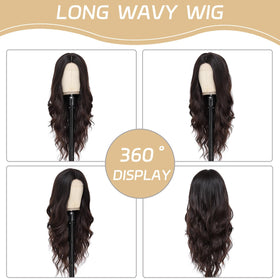 FEIVOSILAN wig with adjustable straps and breathable rose net for comfy fit