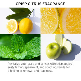 Fekkai Apple Cider Detox Rinse glossy hair after use with enhanced shine