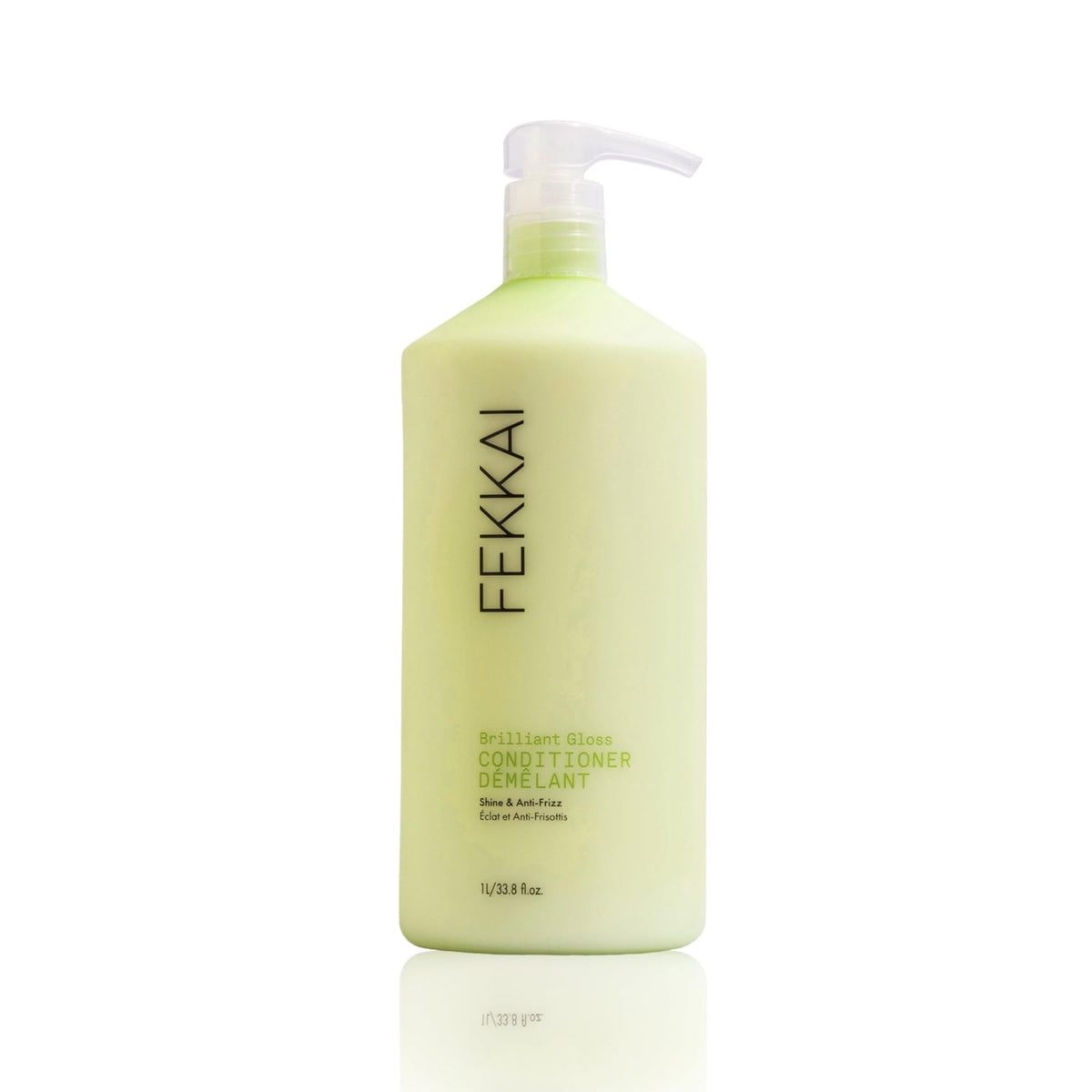 Fekkai Brilliant Gloss Conditioner bottle showing shine and moisture for smooth hair