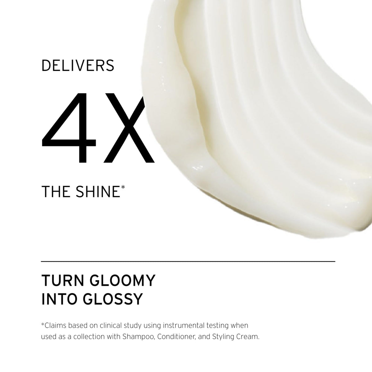 Fekkai Brilliant Gloss Conditioner hair application close-up for detangling slip