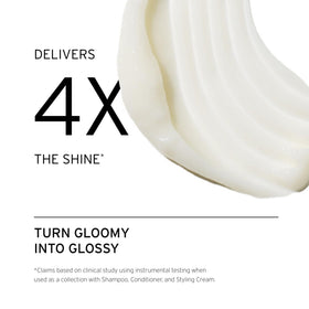Fekkai Brilliant Gloss Conditioner hair application close-up for detangling slip