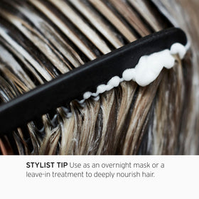 After-wash view showing soft, manageable hair with Fekkai mask.