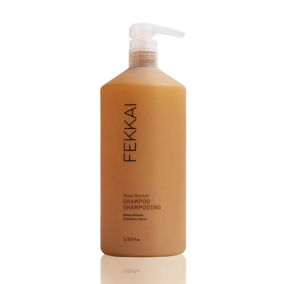 Fekkai Shea Butter Shampoo bottle 1L for daily moisture and shine