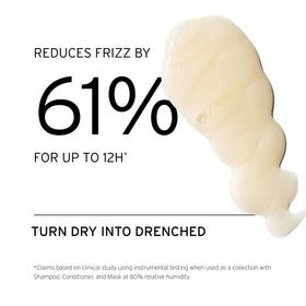 FEKKAI Shea Butter Shampoo bottle back highlights ingredients and sulfate-free cleansing.