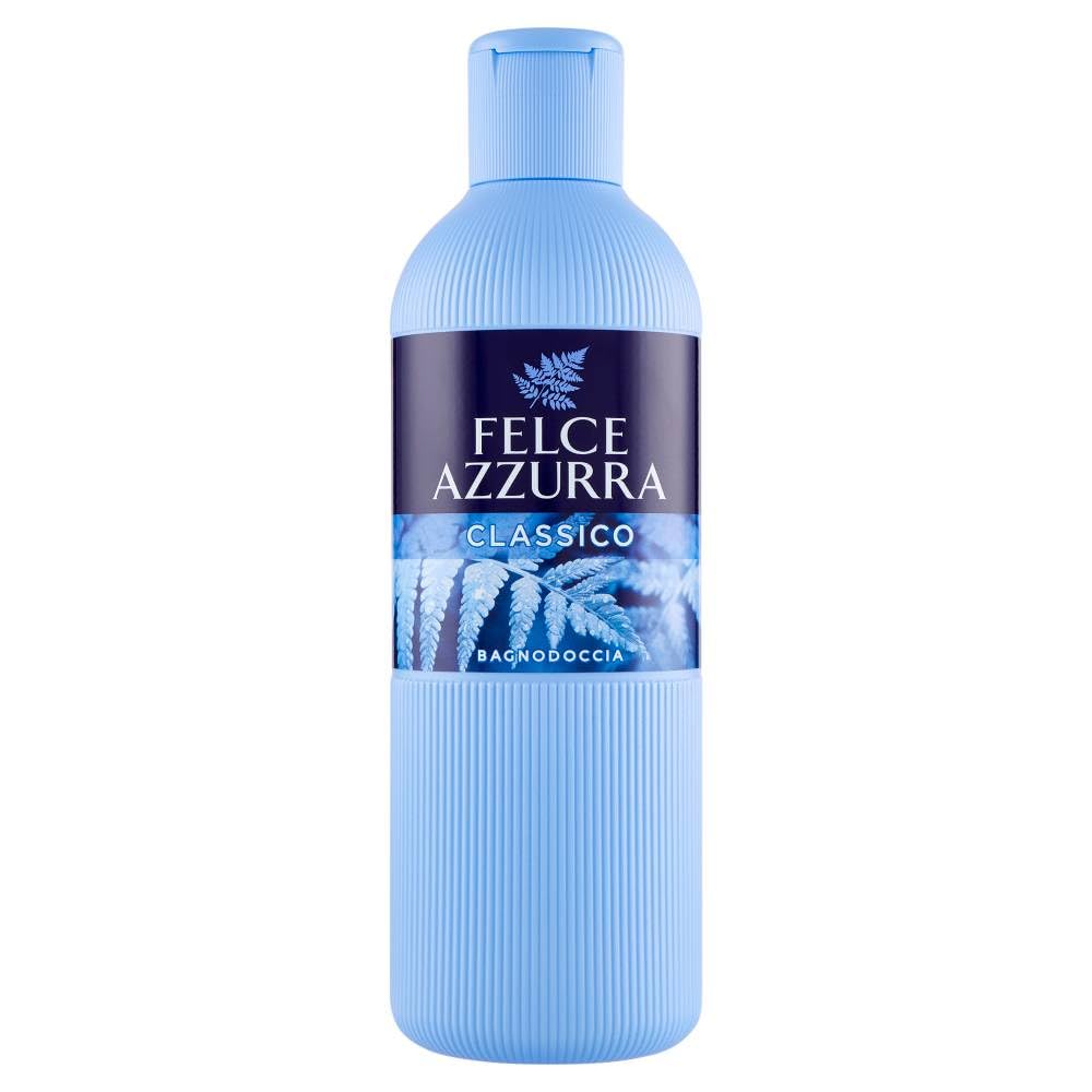 Felce Azzurra Original bottle front showing iconic design for daily hydration.