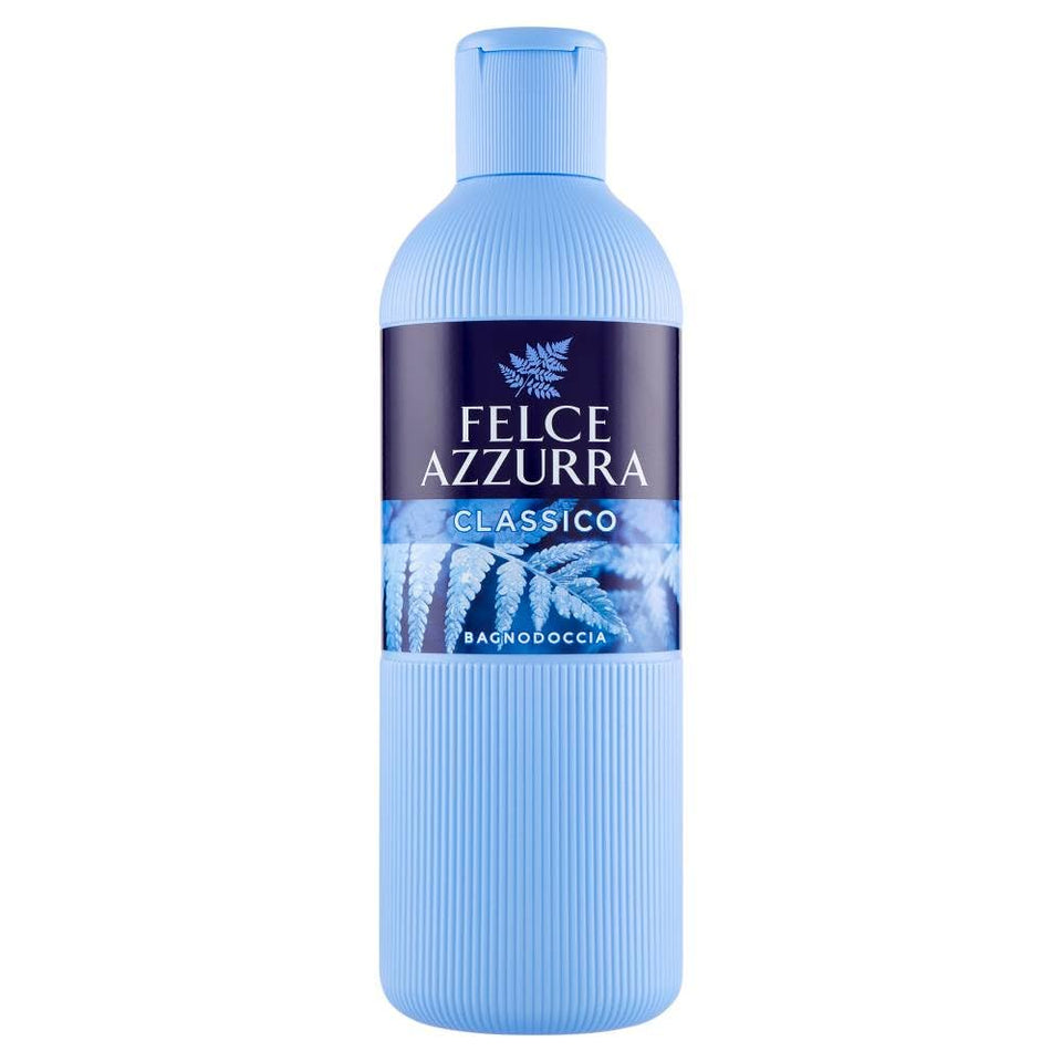 Felce Azzurra Original bottle front showing iconic design for daily hydration.
