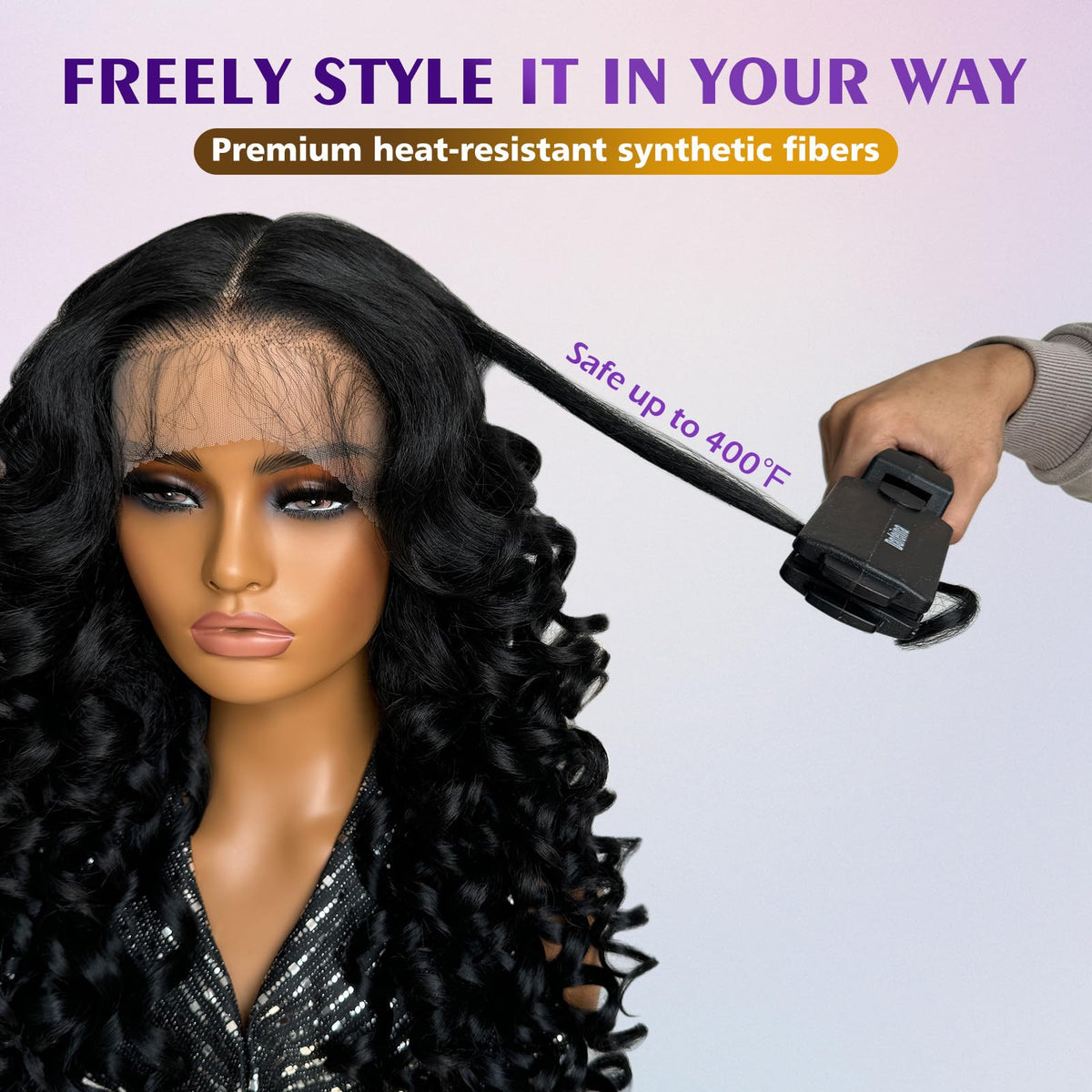 Felek pre-plucked hairline wig with baby hairs ready to wear.
