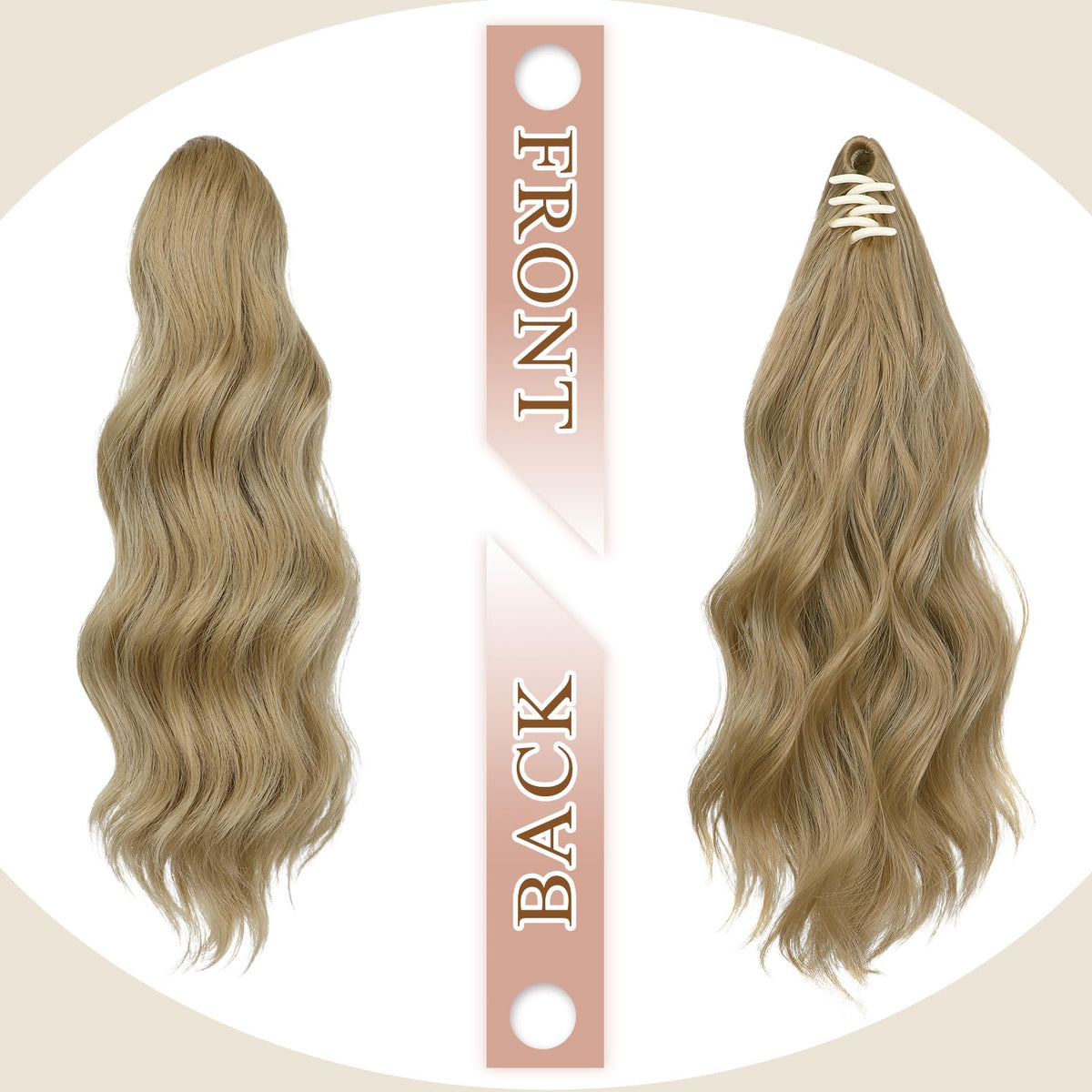 FELENDY high-ponytail look using the clip-in ponytail for a polished style