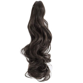 FELENDY 20-inch straight ponytail extension adds length for formal occasions.