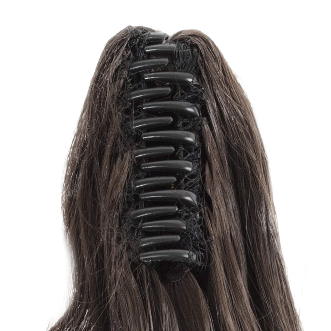 Close-up of FELENDY claw clip detail for secure all-day wear.