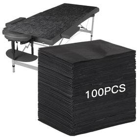 FELISTORY disposable bed sheets 31x71 on a massage table offer a clean, ready surface for massage sessions.