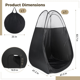 FELISTORY tent exhaust opening shown for compatible ventilation setup