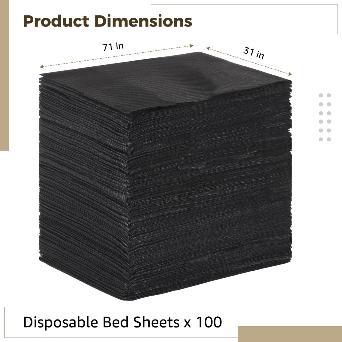 FELISTORY lightweight PP nonwoven folds easily for mobile therapists.