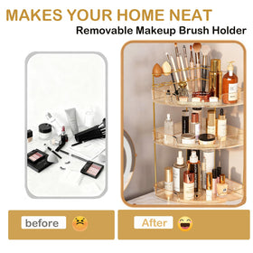 FELIZHOUSE brush-cosmetic-holder keeps brushes and sponges within easy reach