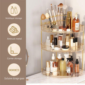 FELIZHOUSE countertop-makeup-storage keeps cosmetics organized on any vanity