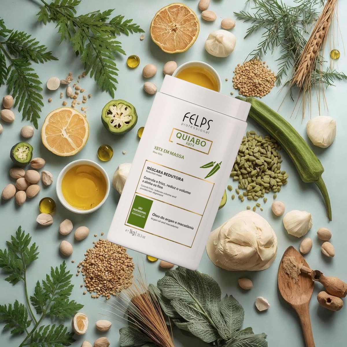 Felps Professional 1kg packaging ready for salon use.