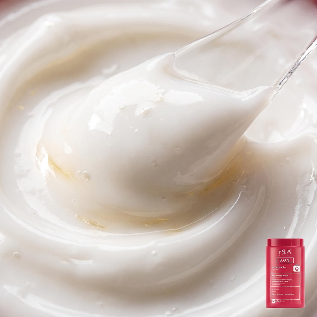 Felps Xmix SOS Extreme Repair Mask finished hair shine shot.